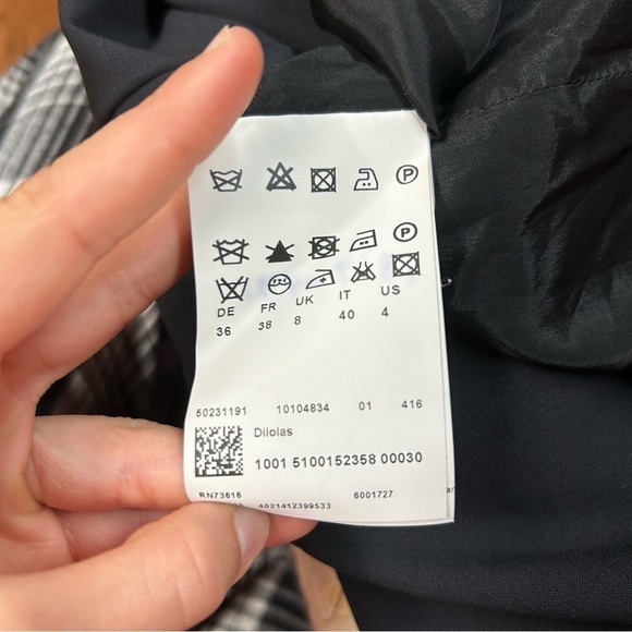 Boss Hugo boss women’s black cross dress - Picture 8 of 13